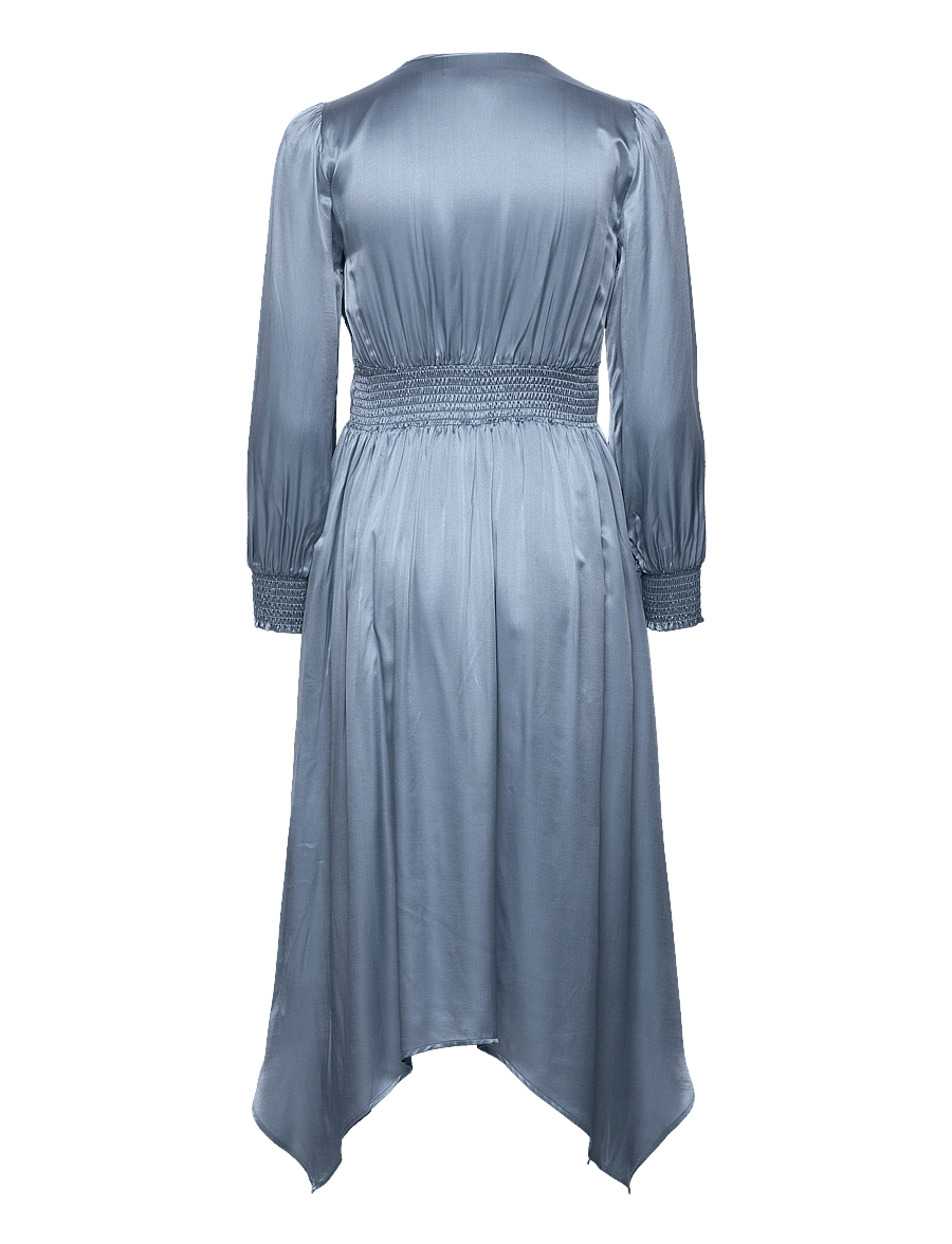 AllSaints - ESTELLE DRESS - midikleider - blue slate - 2