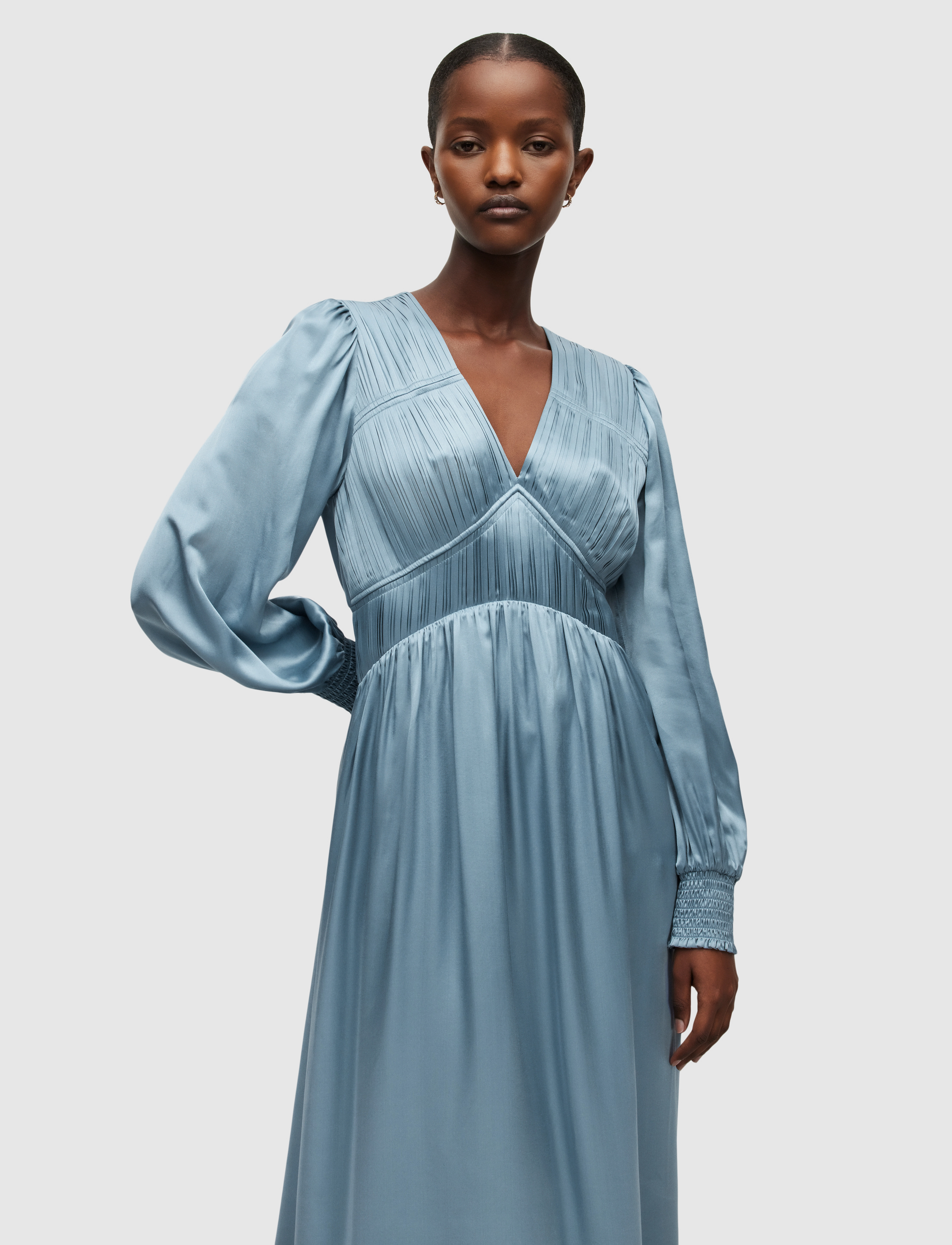 AllSaints - ESTELLE DRESS - blue slate - 3