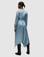 AllSaints - ESTELLE DRESS - midi dresses - blue slate - 4