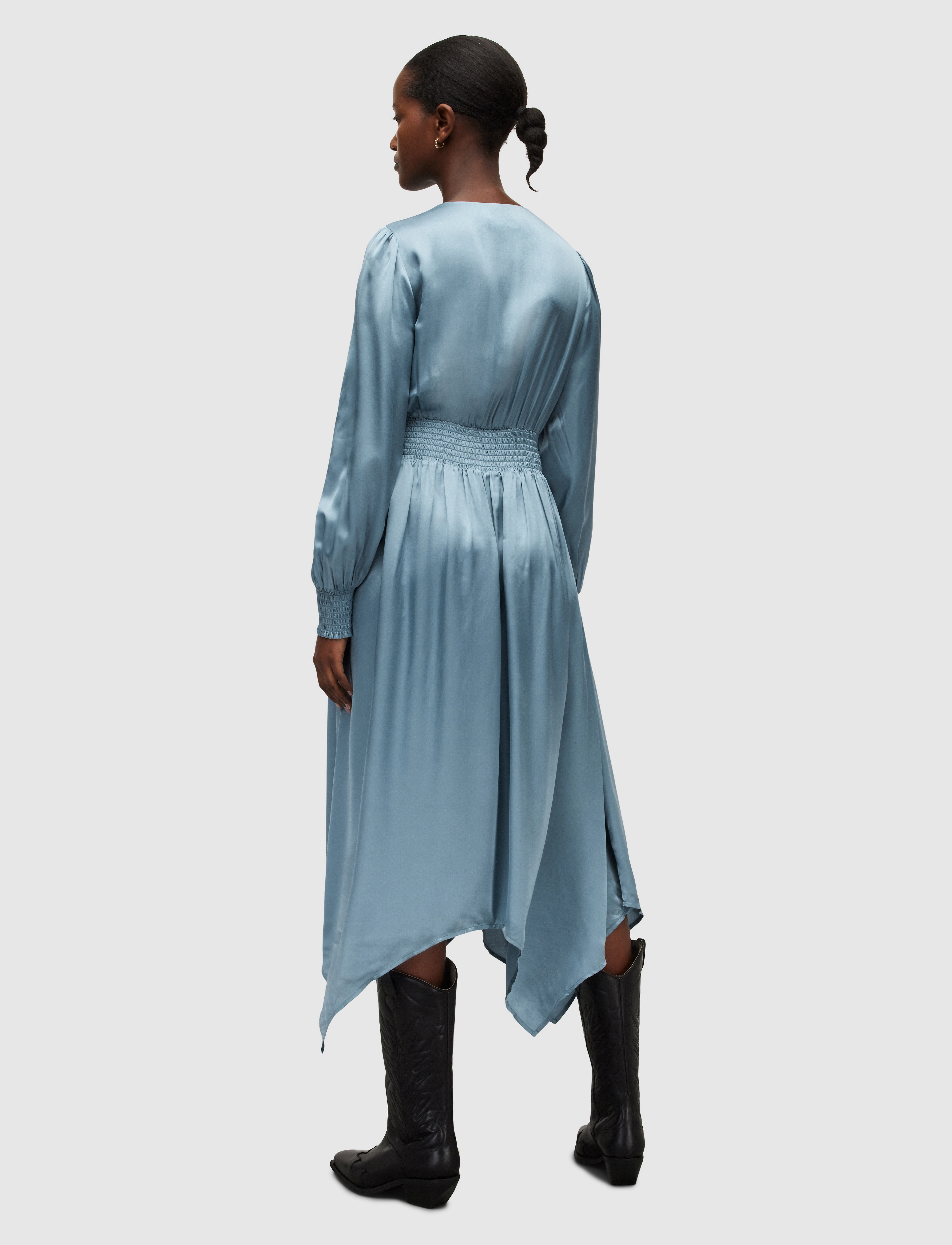 AllSaints - ESTELLE DRESS - blue slate - 4