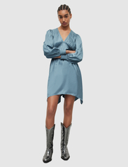 AllSaints - ESTA DRESS - festtøj til outletpriser - blue slate - 2
