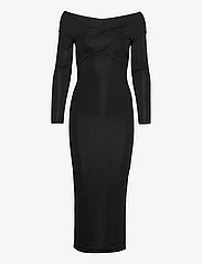 AllSaints - DELTA SHIMMER DRESS - feestelijke kleding voor outlet-prijzen - black - 0