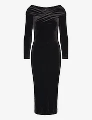 AllSaints - DELTA VELVET DRESS - festtøj til outletpriser - black - 0