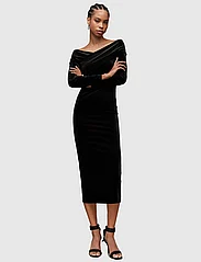 AllSaints - DELTA VELVET DRESS - vakarėlių drabužiai išparduotuvių kainomis - black - 4