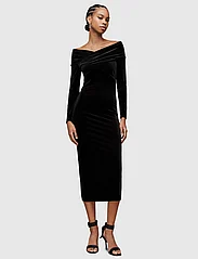 AllSaints - DELTA VELVET DRESS - feestelijke kleding voor outlet-prijzen - black - 6