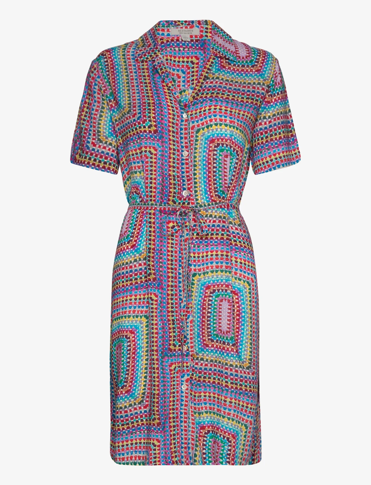 AllSaints - ATHEA LUISA DRESS - marškinių tipo suknelės - rainbow blue - 0