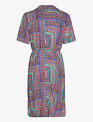 AllSaints - ATHEA LUISA DRESS - marškinių tipo suknelės - rainbow blue - 1