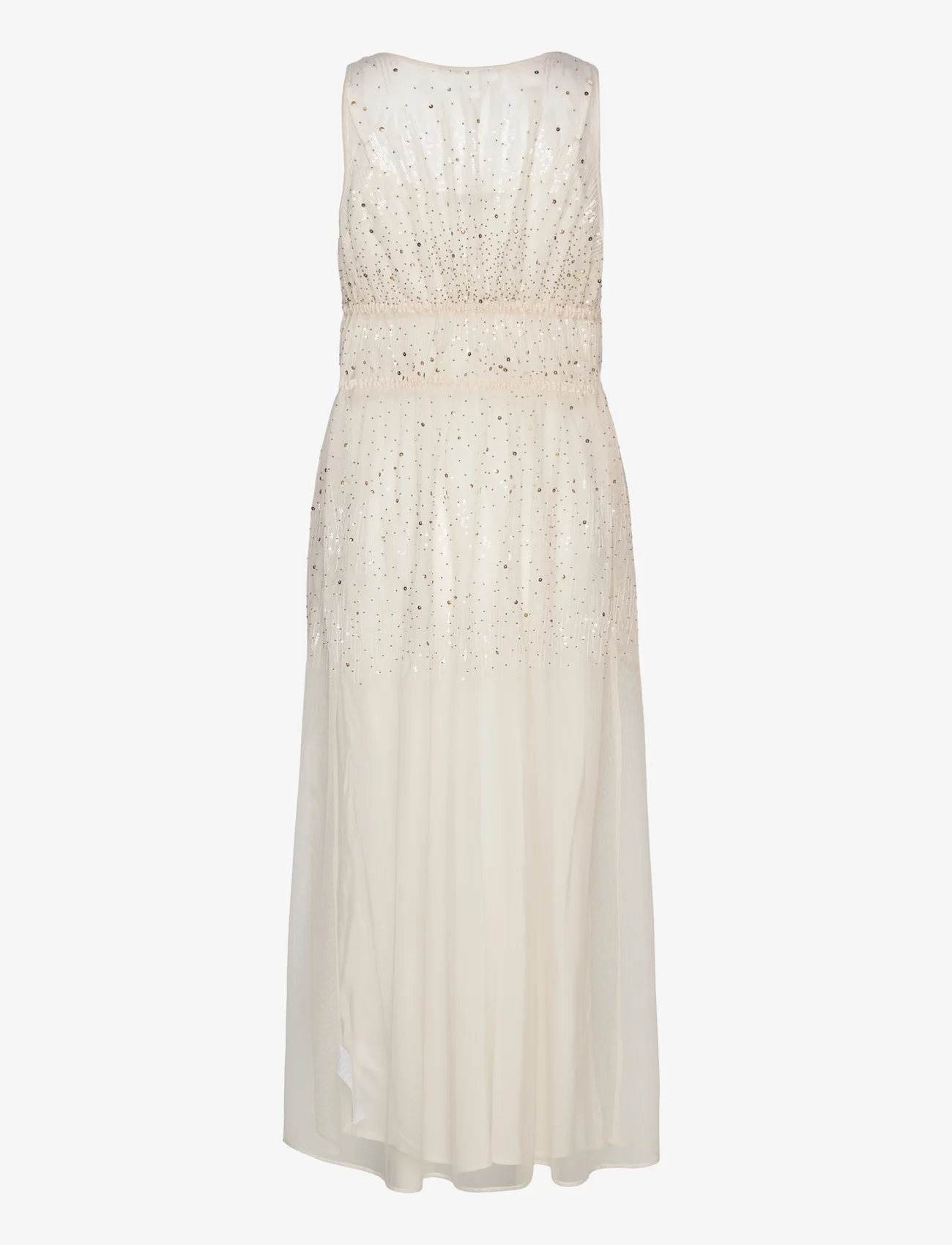 AllSaints - ROBYN EMB DRESS - midi dresses - off white - 1