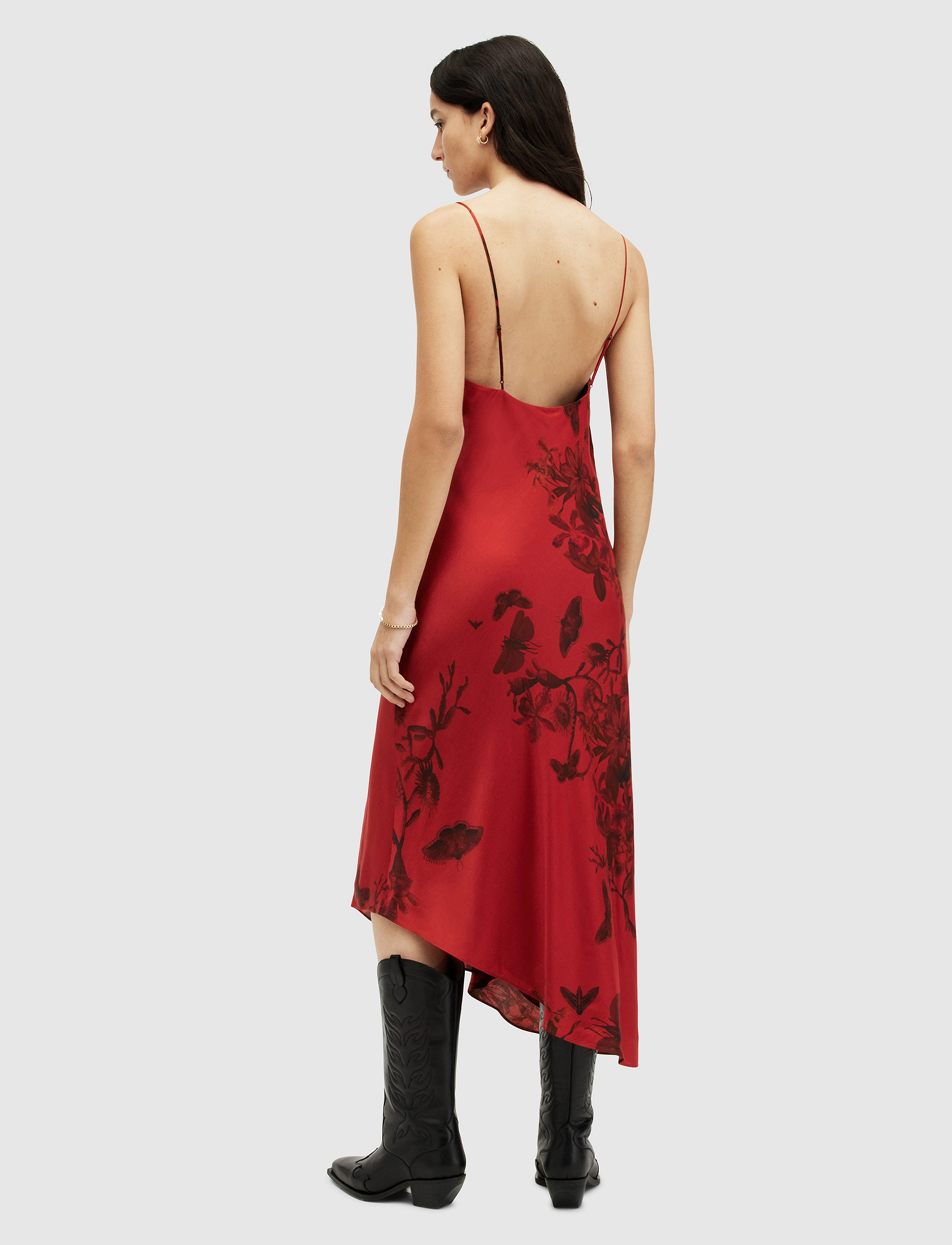 AllSaints - ALEXIA SANIBEL DRESS - rust red - 3