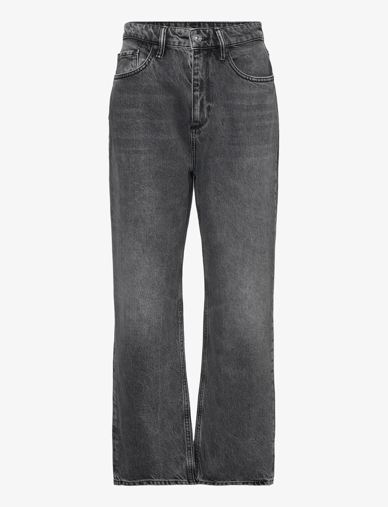 AllSaints - ZOEY JEAN - brede jeans - washed black - 0