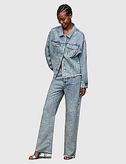 AllSaints - WENDEL CRYSTAL JEANS - džinsa bikses ar platām starām - light indigo - 4