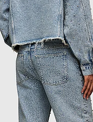 AllSaints - WENDEL CRYSTAL JEANS - džinsa bikses ar platām starām - light indigo - 6