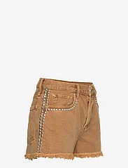 AllSaints - HEIDI STUDDED SHORTS - denim shorts - light brown - 3