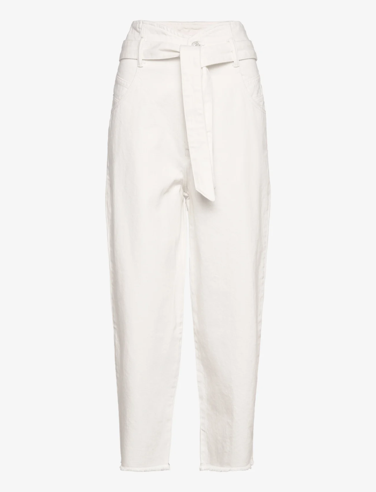 AllSaints - SAMMY PAPERBAG JEAN - broeken met rechte pijp - white - 0
