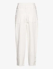 AllSaints - SAMMY PAPERBAG JEAN - straight leg trousers - white - 1