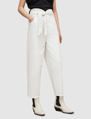 AllSaints - SAMMY PAPERBAG JEAN - straight leg trousers - white - 2