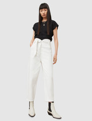 AllSaints - SAMMY PAPERBAG JEAN - straight leg trousers - white - 3