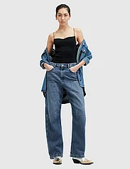 AllSaints - MIA CARPENTER JEAN - džinsa bikses ar platām starām - mid indigo - 4