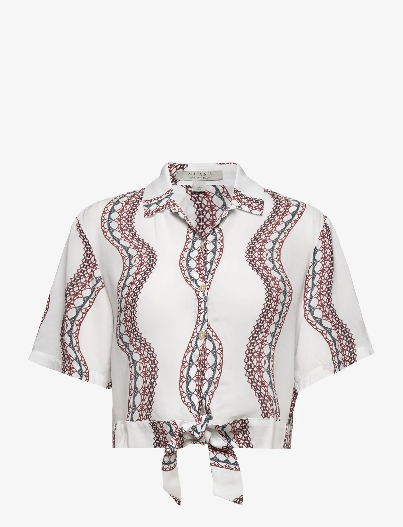 AllSaints - LENI LETICIA SHIRT - short-sleeved shirts - optic white - 0