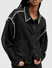 AllSaints - NICKY STUD SHIRT - jeanshemden - washed black - 7