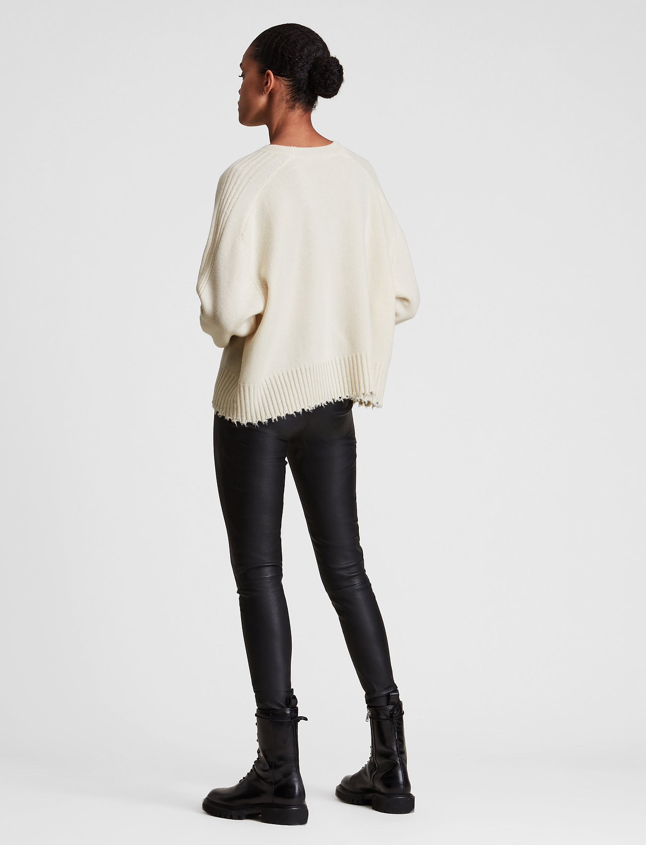 AllSaints - KIERA CASHMERE CREW - ivory white - 4