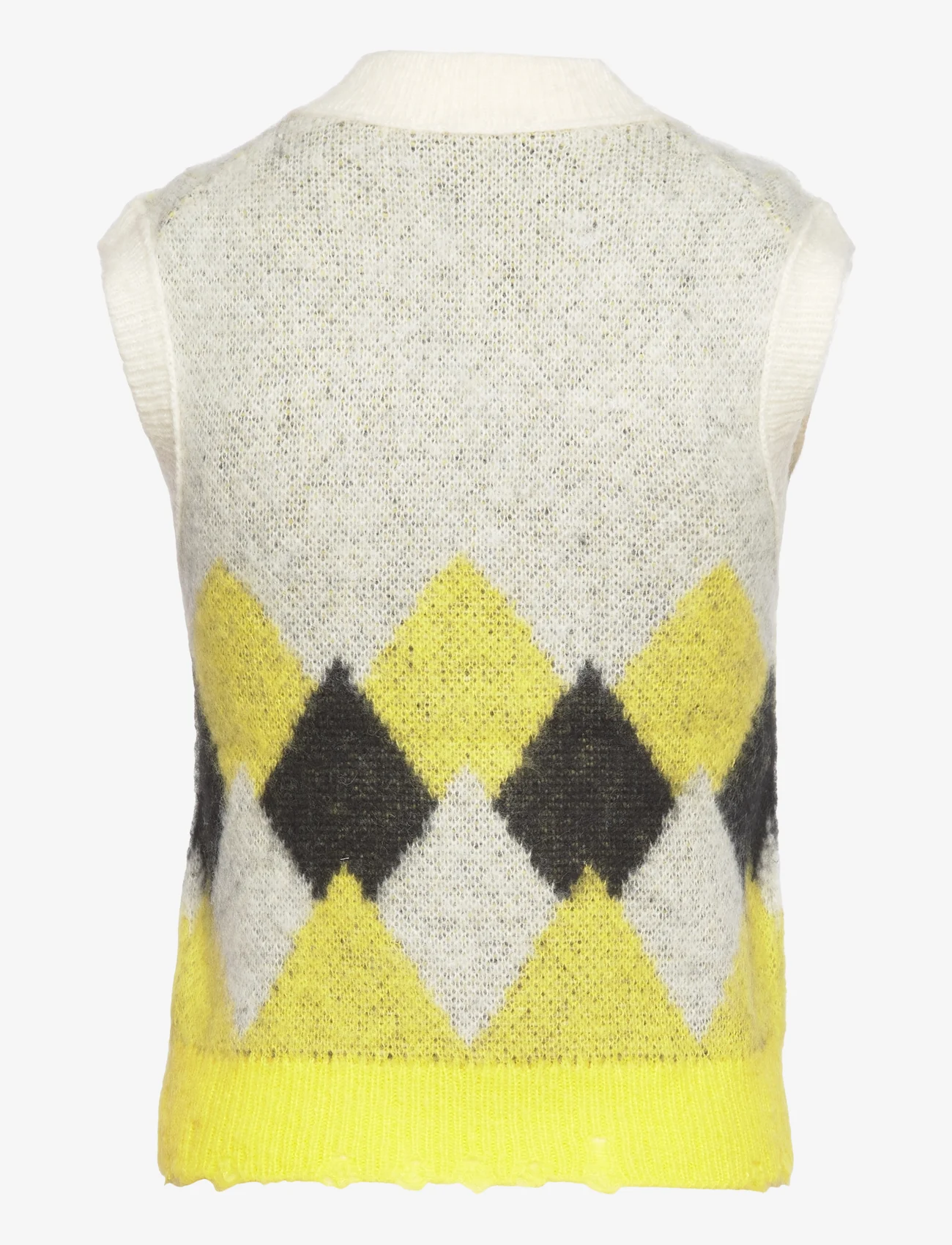 AllSaints - HOVE TANK - knitted vests - white/yellow/black - 1