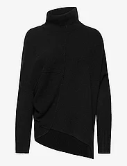 AllSaints - LOCK ROLL NECK - megztiniai su aukšta apykakle - black - 0