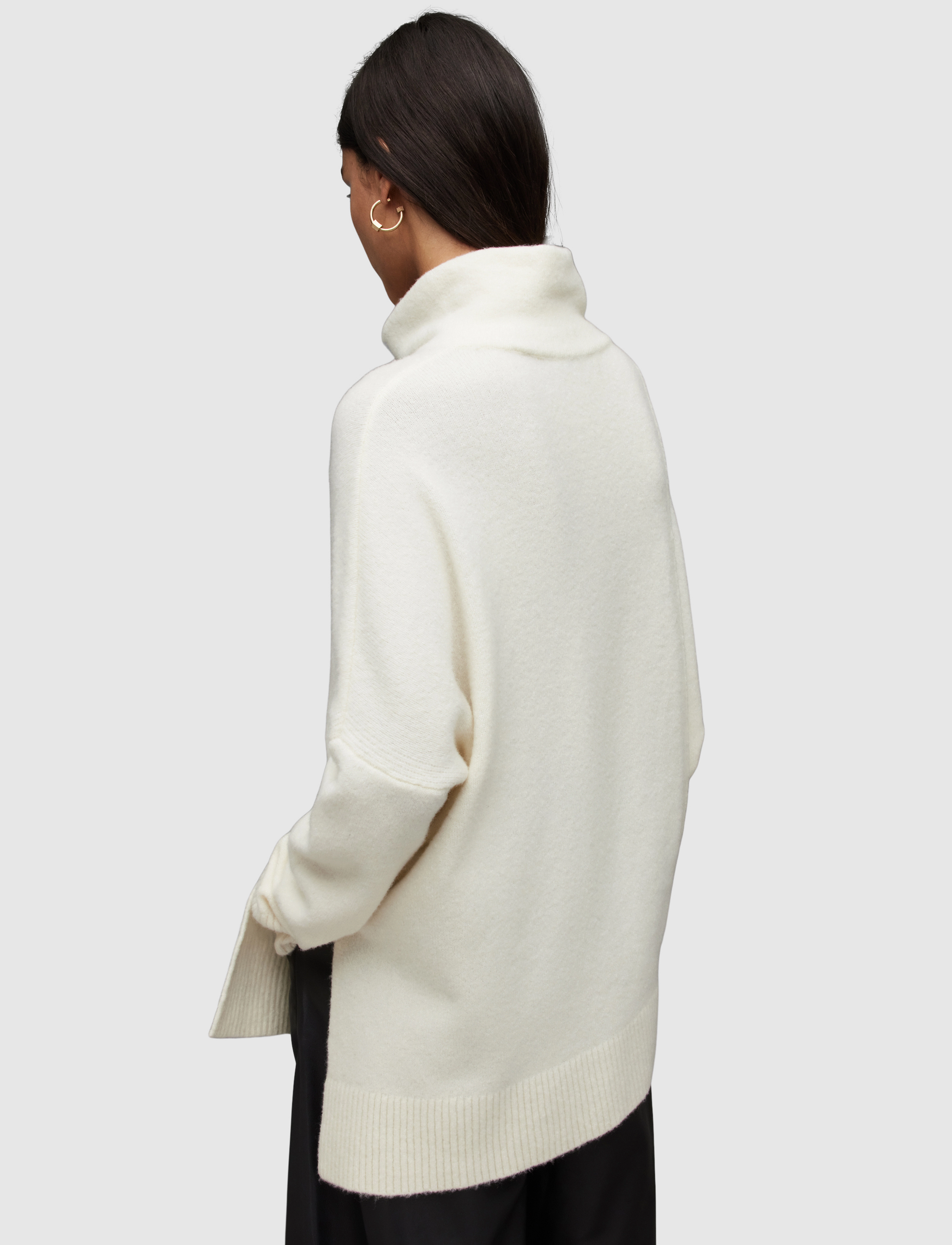 AllSaints - LOCK ROLL NECK - chalk white - 2