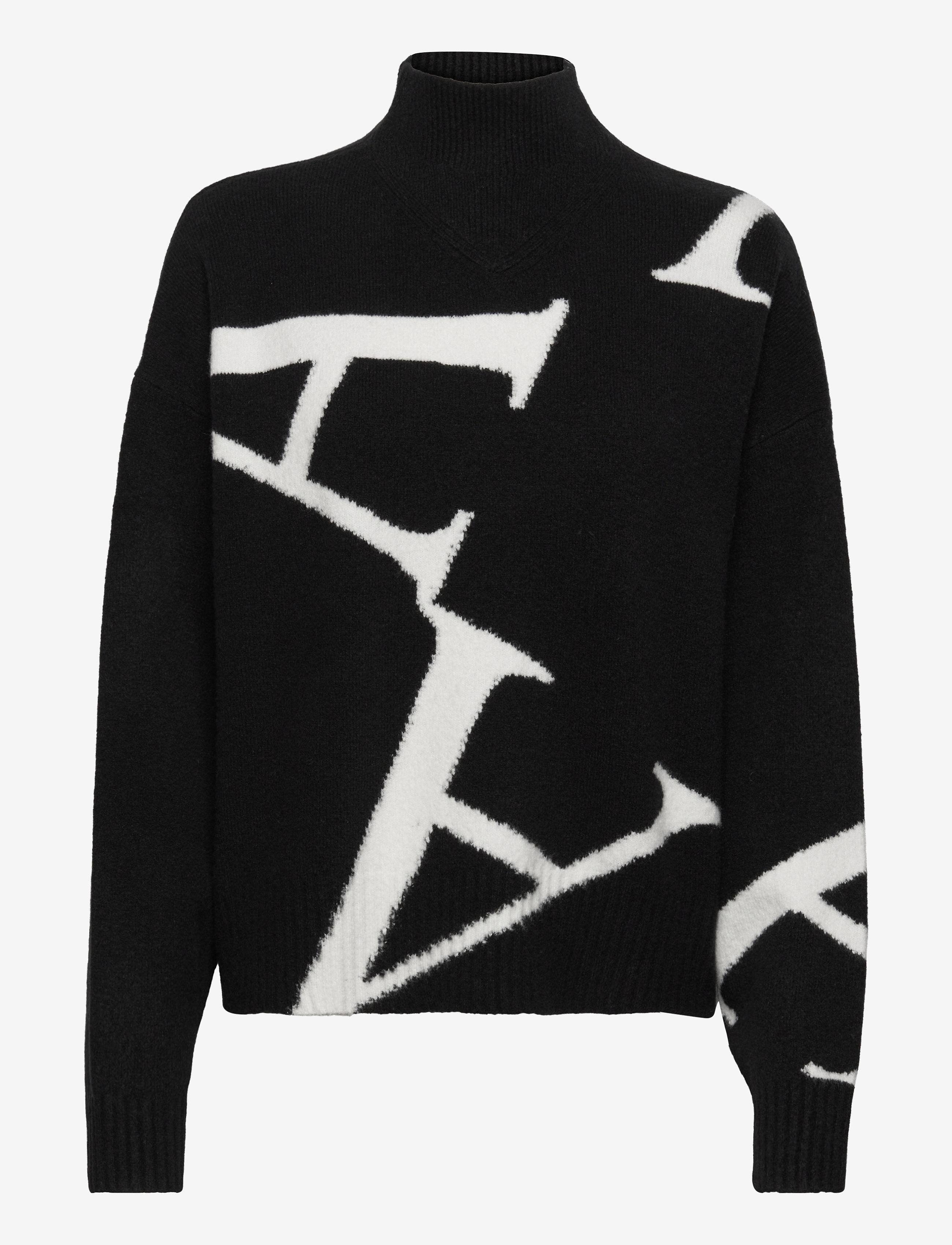 AllSaints - A STAR JUMPER - black/chalk - 0
