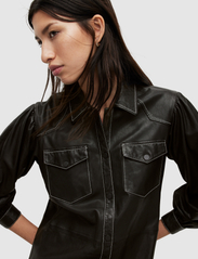 AllSaints - AVA LEA SHIRT DRESS - skjortekjoler - black - 7