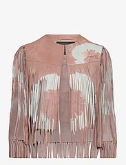 AllSaints - EVIE TYDY TASSEL GILET - spring jackets - dusty pink - 0