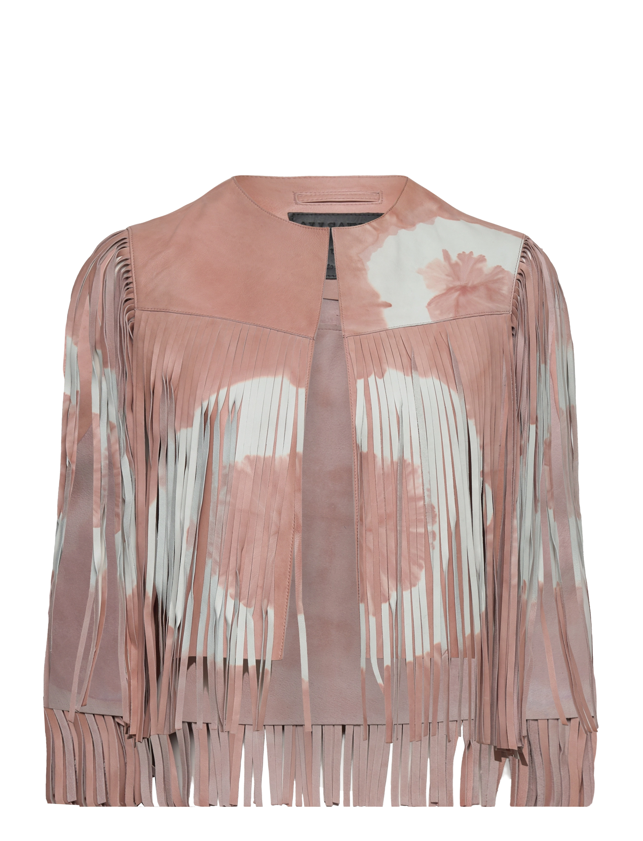 AllSaints EVIE TYDY TASSEL GILET - Kläder - DUSTY PINK / pink/rose