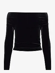 AllSaints - DELTA VELVET TOP - pullover - black - 1