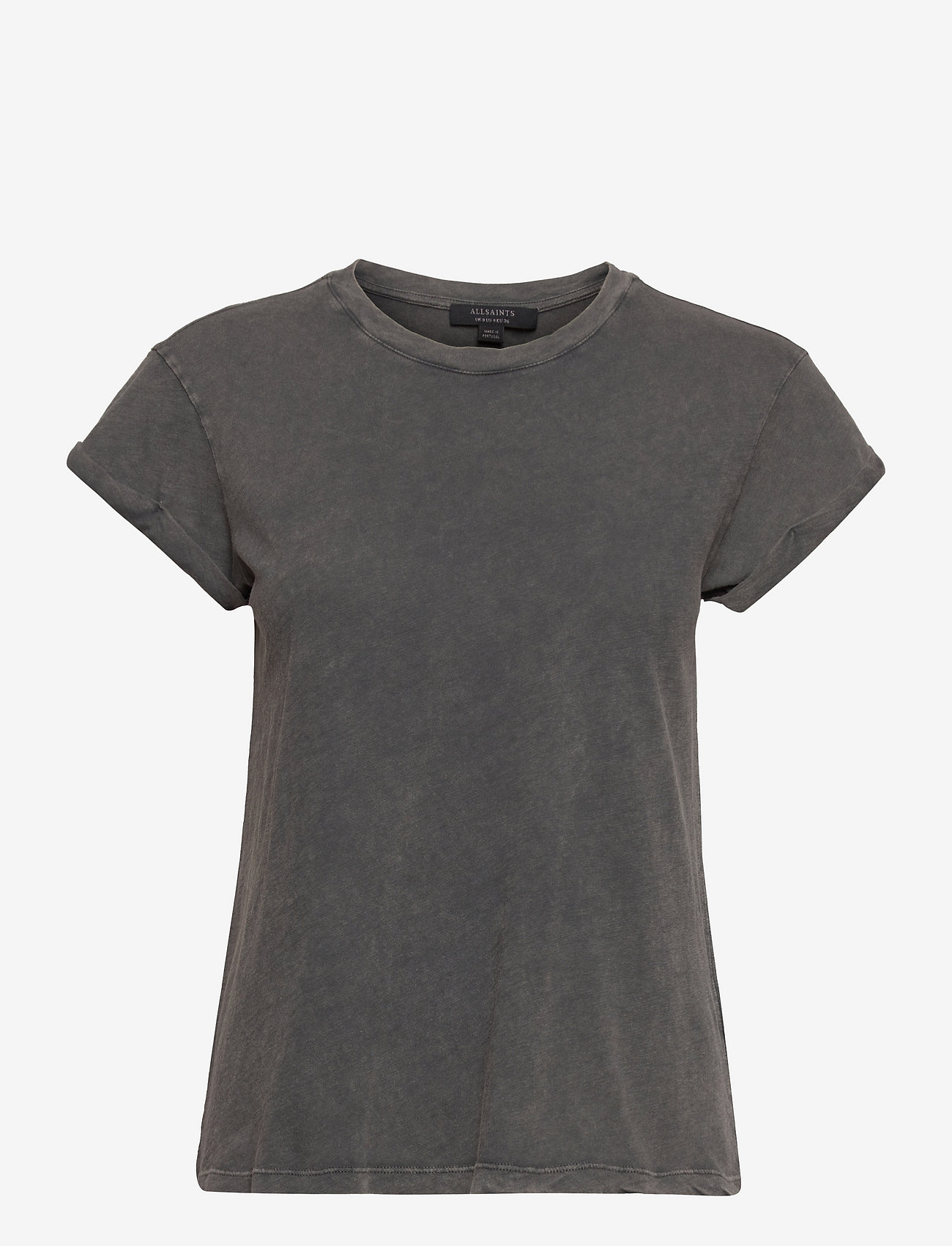 AllSaints - ANNA TEE - acid washed black - 0