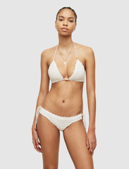 AllSaints - OLA CROCHET BIKINI BOTTOM - bikini ar sānu aukliņām - chalk white - 0