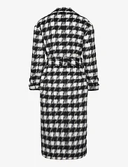 AllSaints - HAITHE CHECK COAT - Žieminiai paltai - black/white - 1