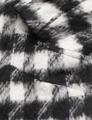 AllSaints - HAITHE CHECK COAT - pitkät talvitakit - black/white - 3
