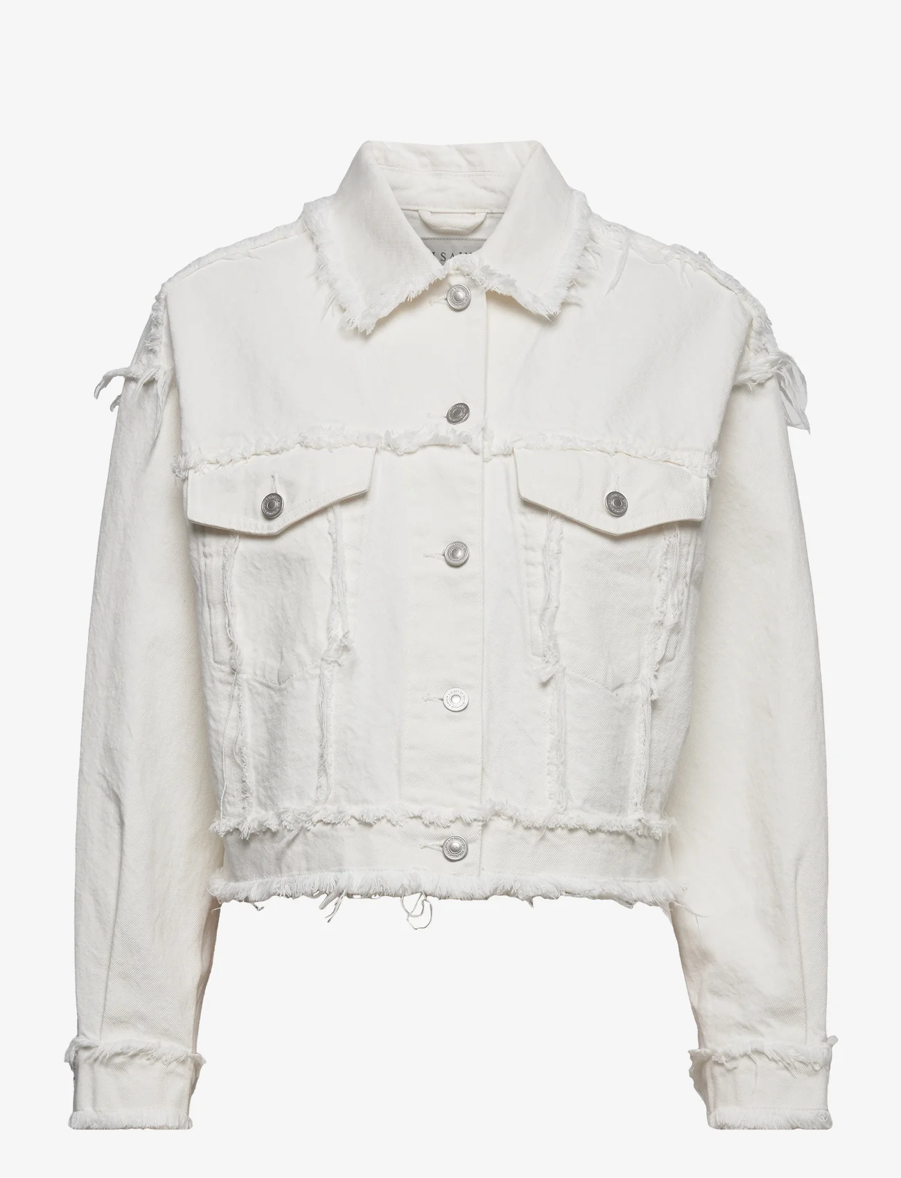 AllSaints - CLAUDE FRAY JACKET - spring jackets - cream white - 0