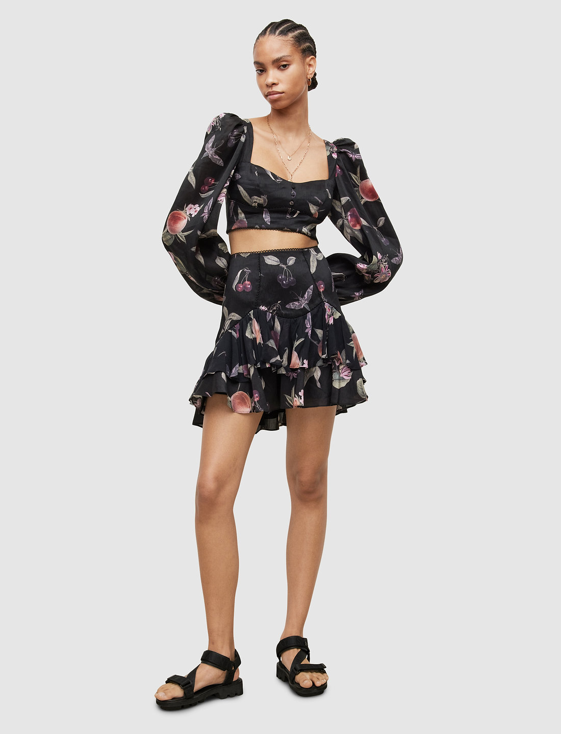 AllSaints Ria Soleil Skirt Short skirts Boozt