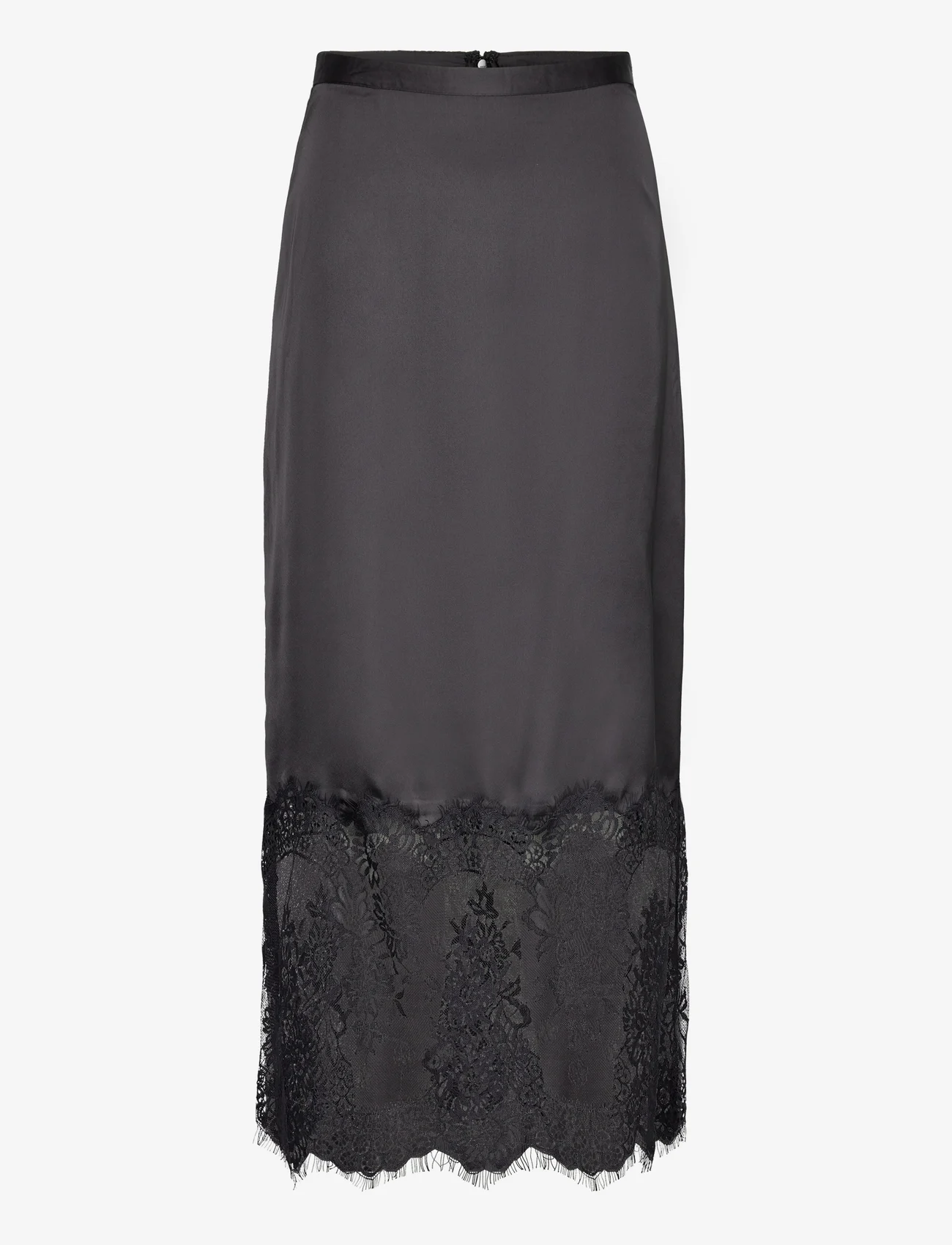 AllSaints - FLORA SKIRT - satin skirts - black - 0