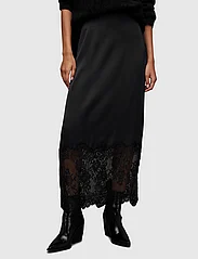 AllSaints - FLORA SKIRT - satin skirts - black - 2