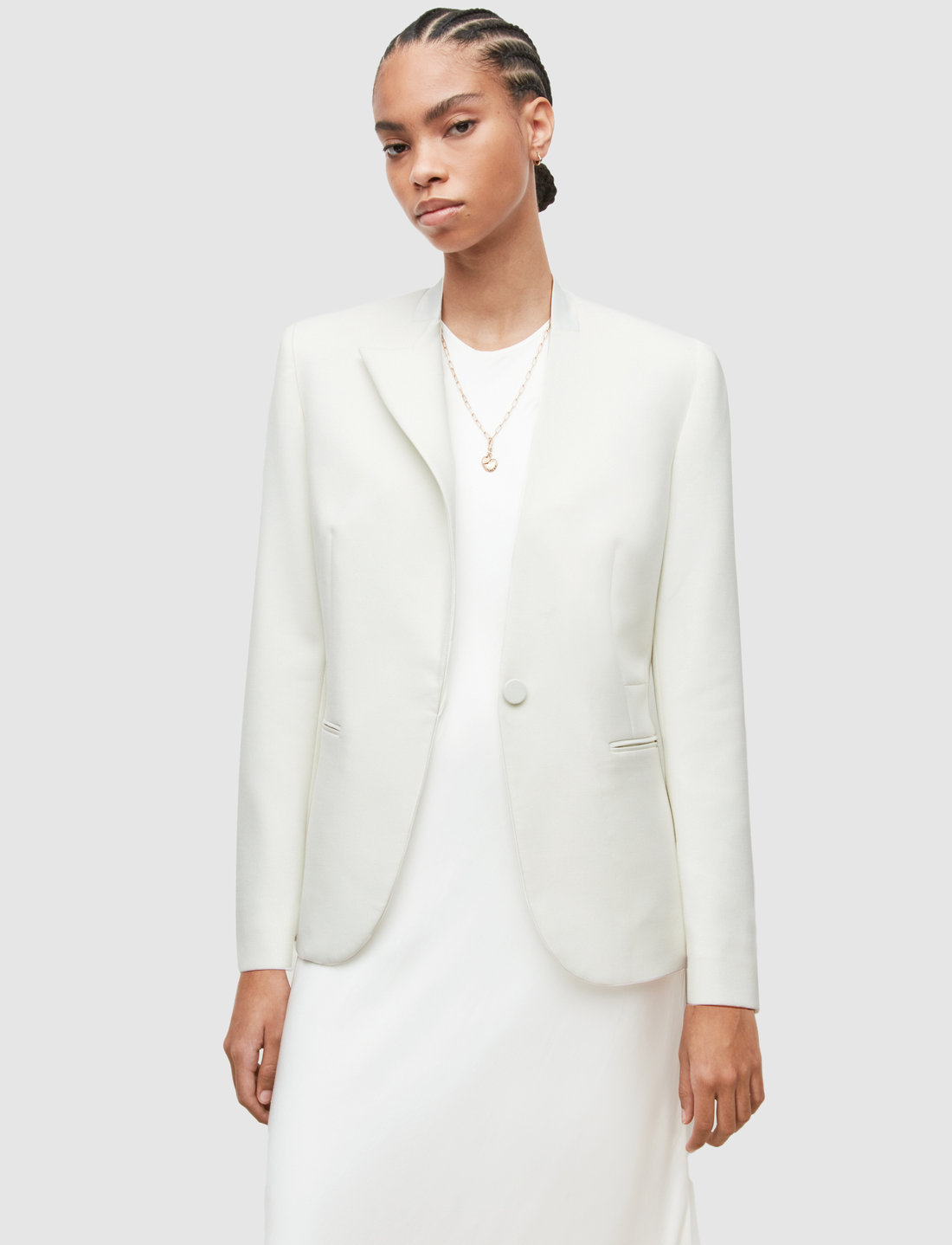 Banana republic 2025 white blazer
