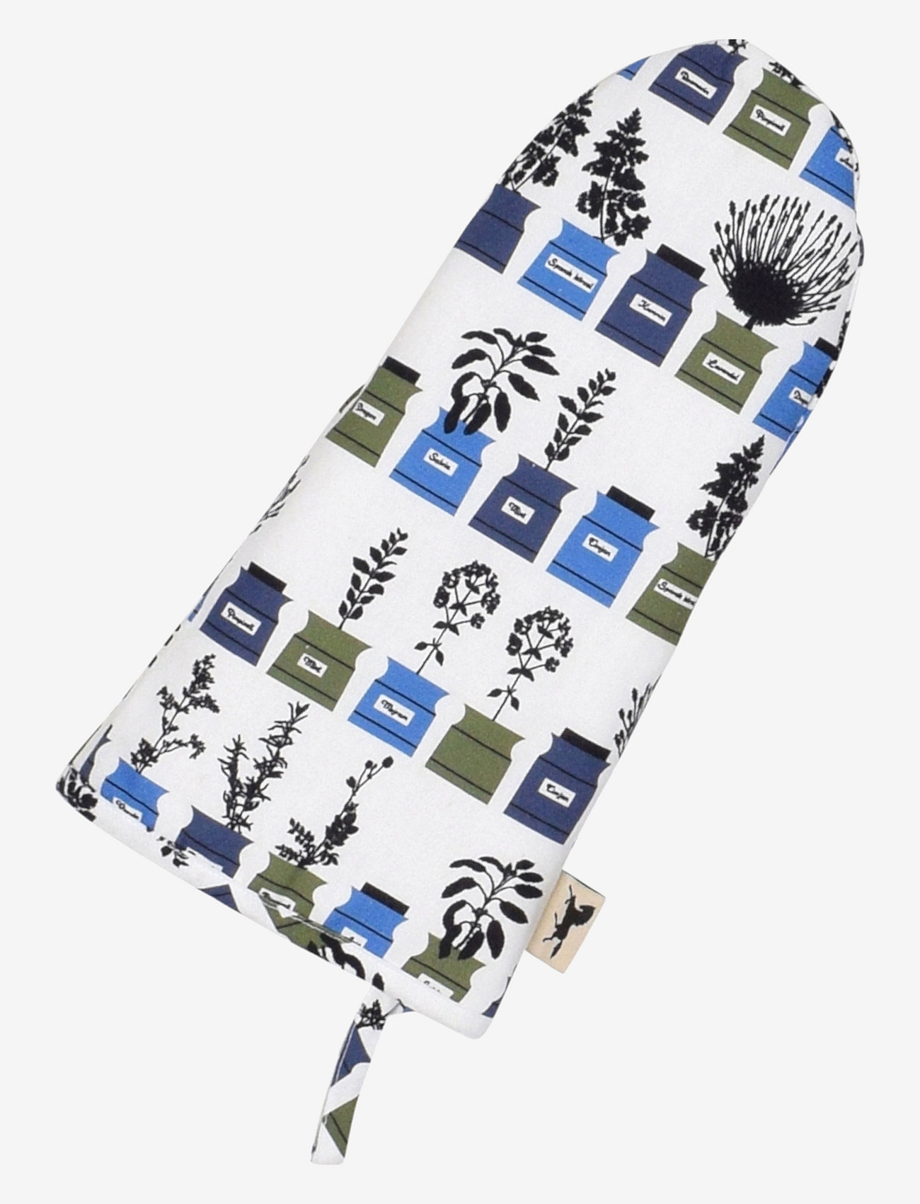 Almedahls - Persons kryddskåp, oven glove - blue - 1