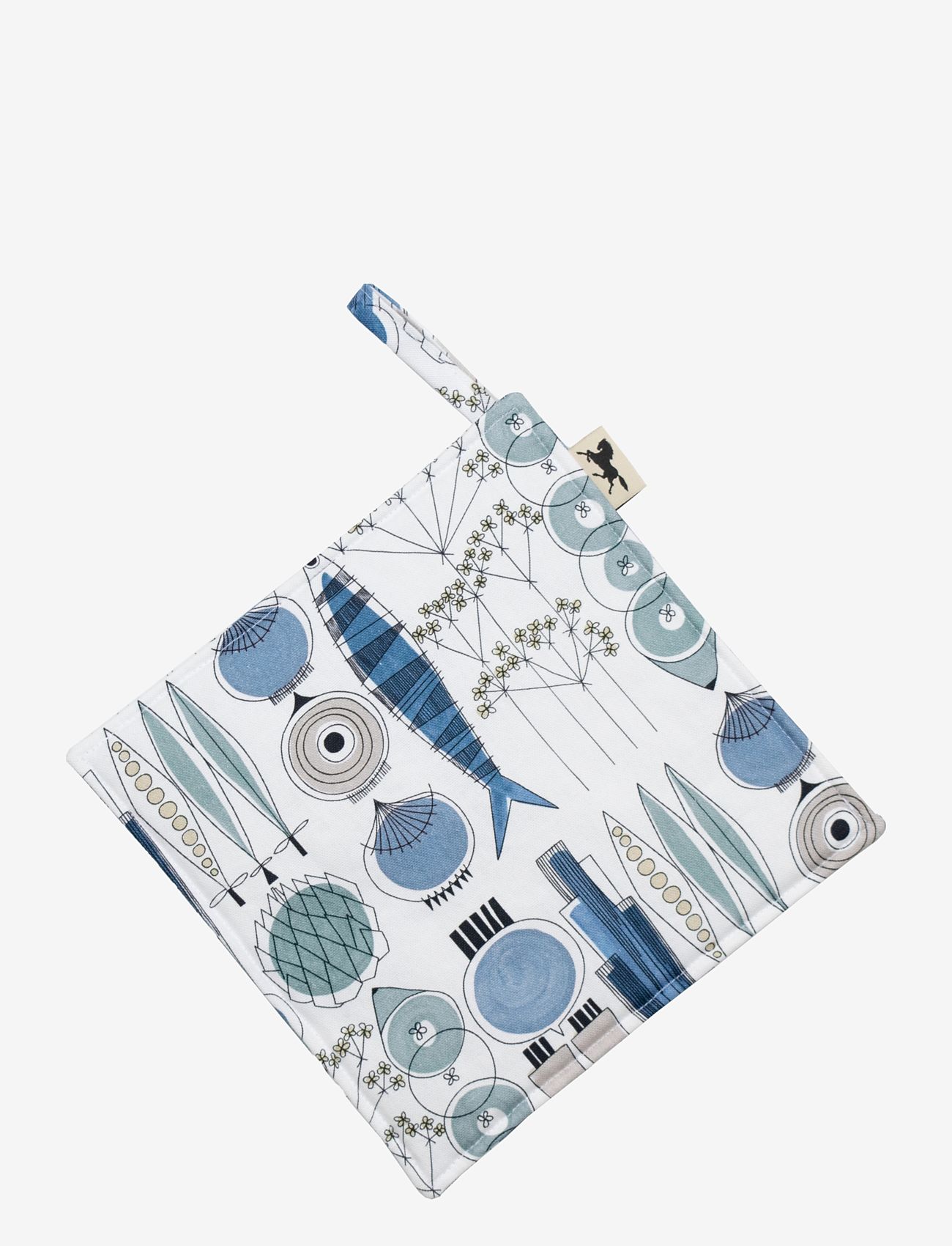 Almedahls - Picknick, pot holder - blue - 0