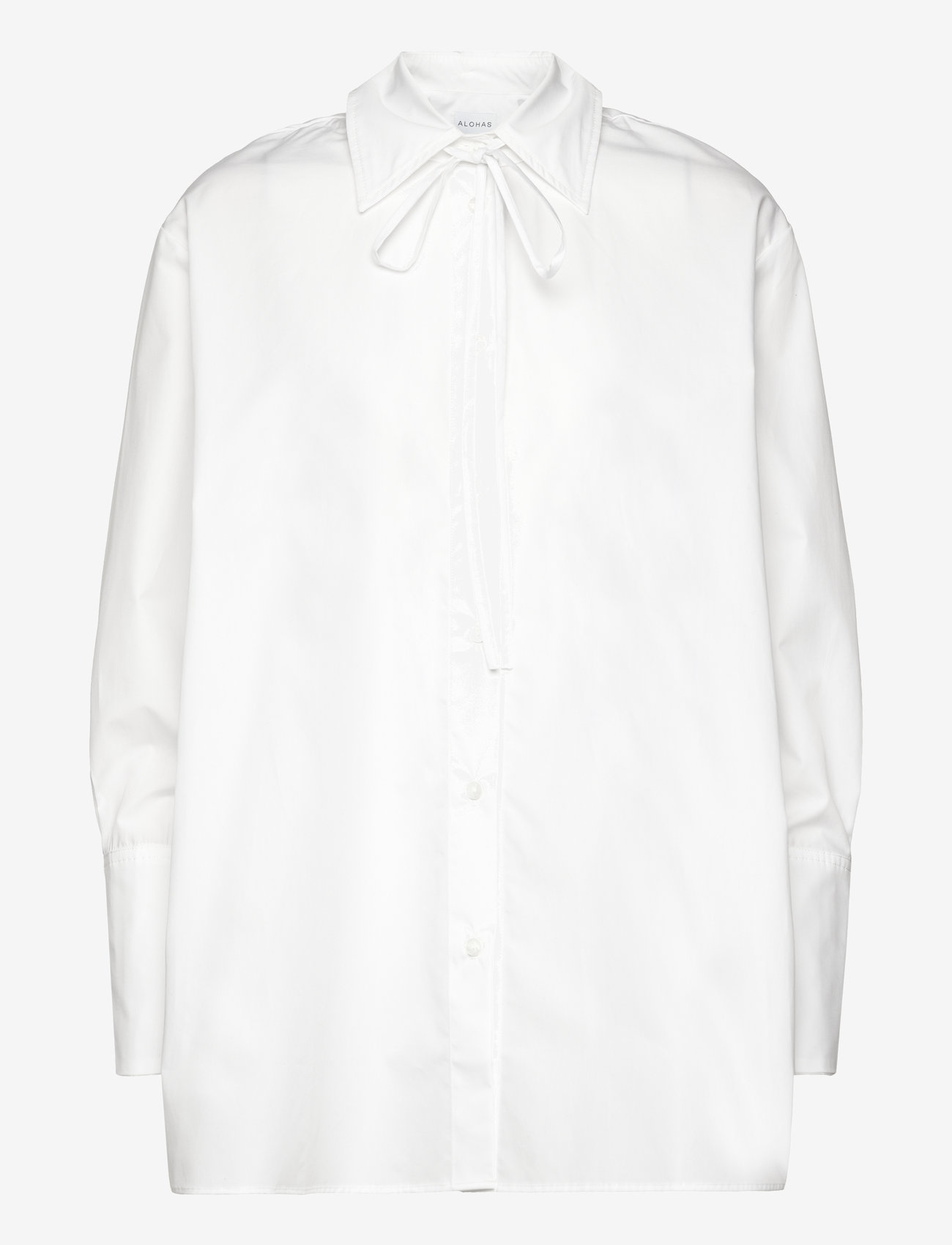 ALOHAS - Sempe White Shirt - langärmlige hemden - white - 1