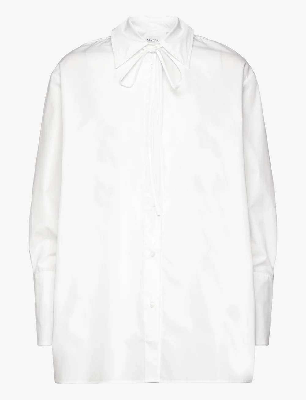 ALOHAS - Sempe White Shirt - pikkade varrukatega särgid - white - 1