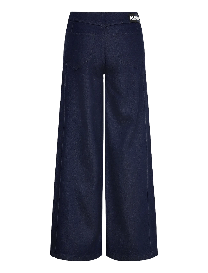 ALOHAS - Magda Indigo Denim Trousers - schlaghosen - black - 1