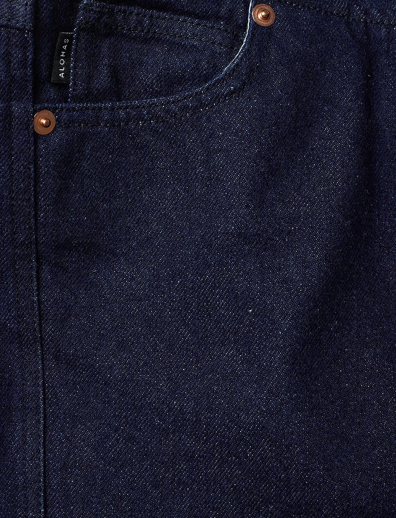 ALOHAS - Magda Indigo Denim Trousers - schlaghosen - black - 2