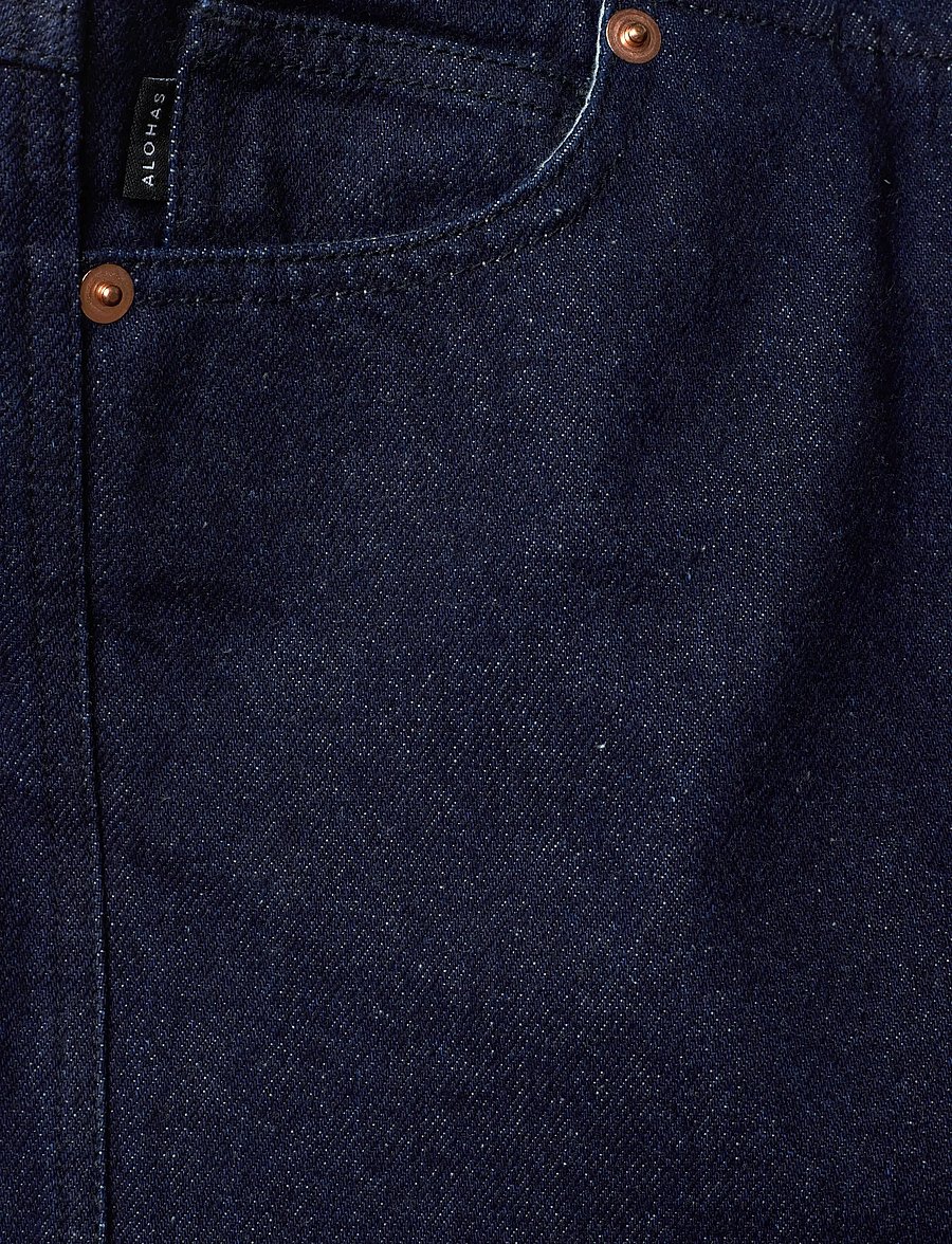 ALOHAS - Magda Indigo Denim Trousers - schlaghosen - black - 2