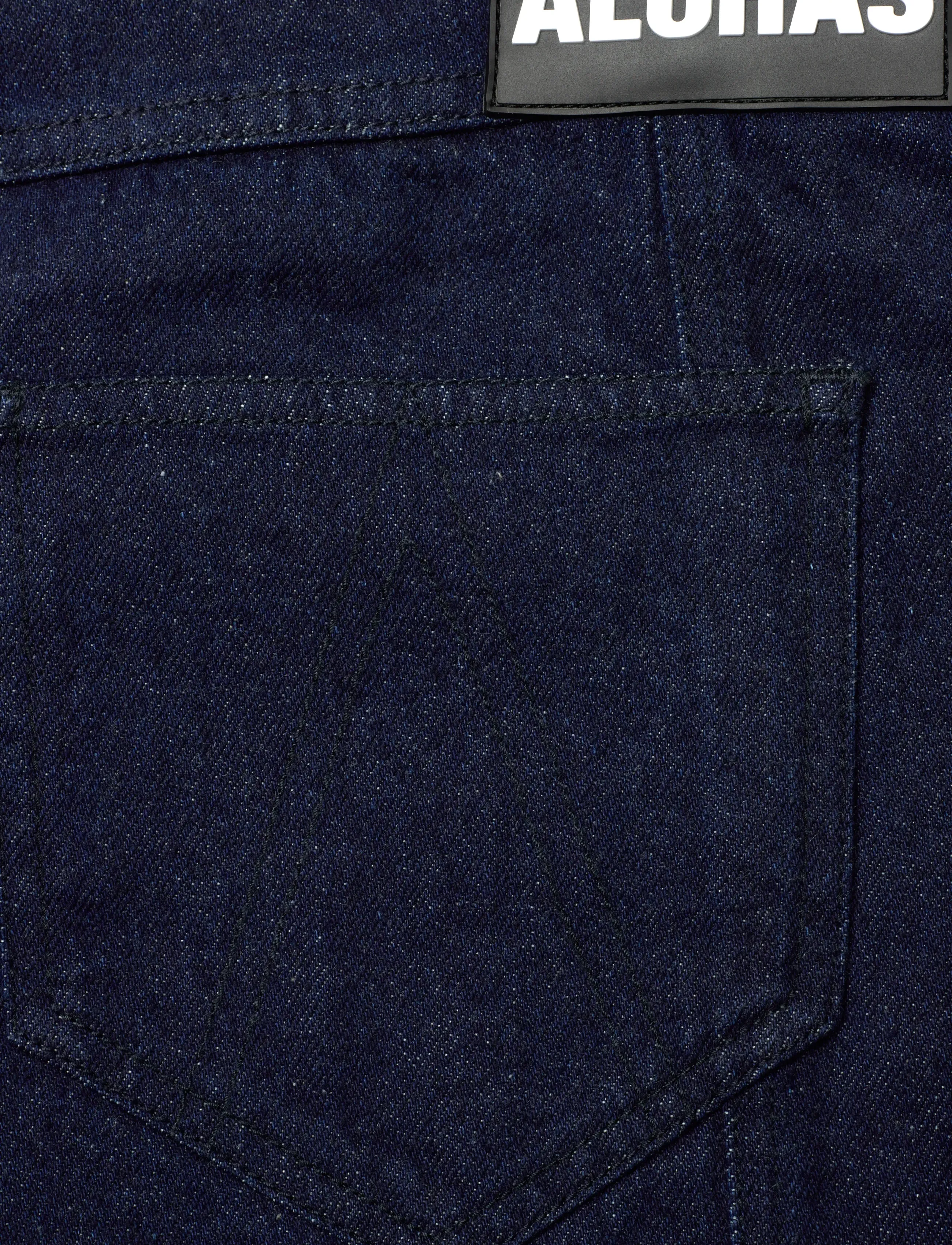 ALOHAS - Magda Indigo Denim Trousers - black - 4